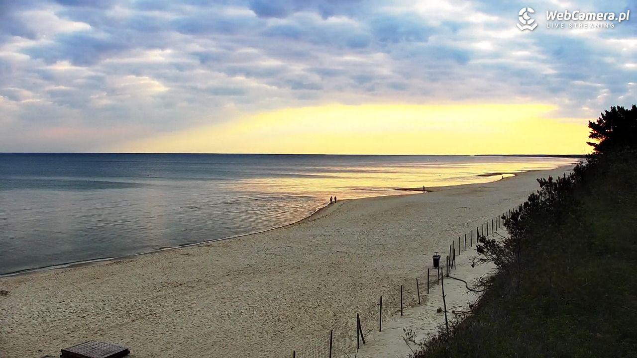 Krynica Morska - widok na plażę - 11 maj 2026, 05:58