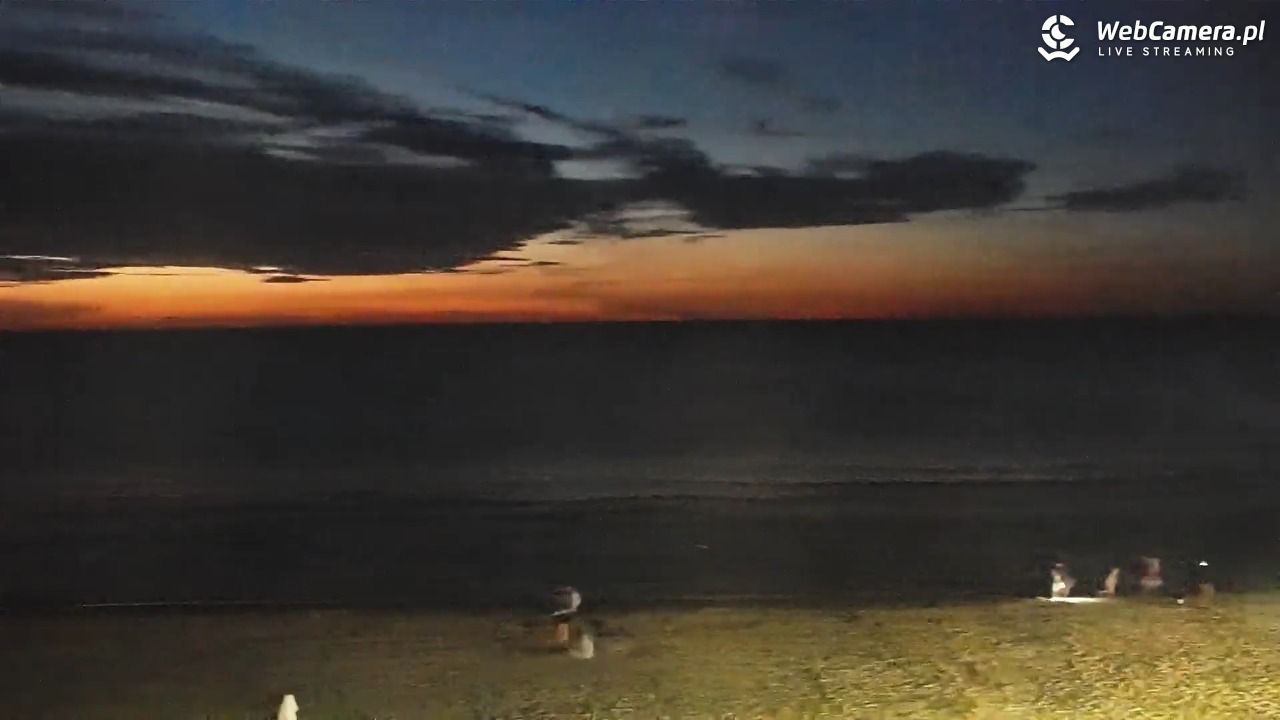Krynica Morska - widok na plażę - 13 sierpień 2026, 21:44