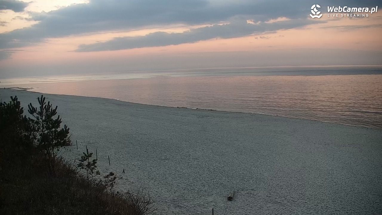 Krynica Morska - widok na plażę - 23 marzec 2026, 18:09