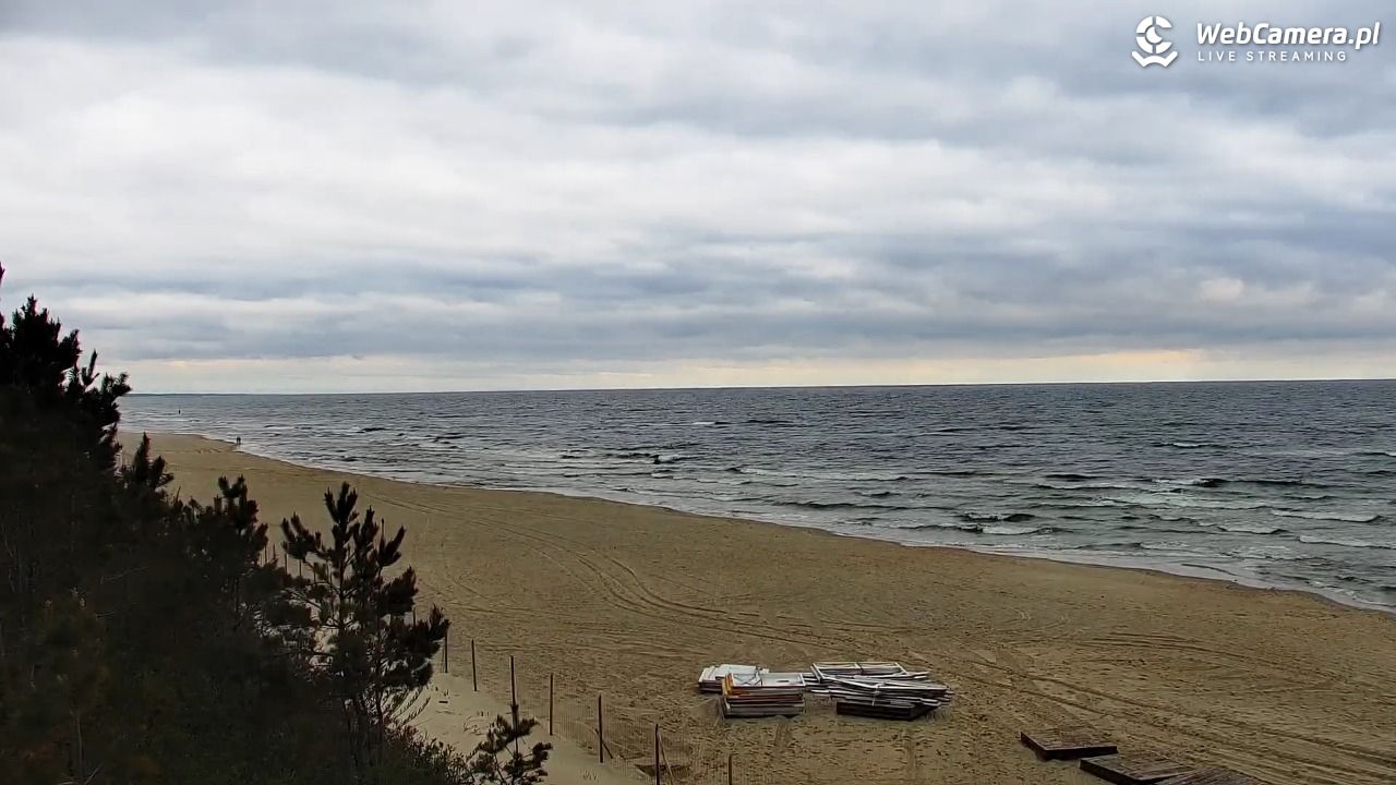 Krynica Morska - widok na plażę - 12 maj 2026, 08:11