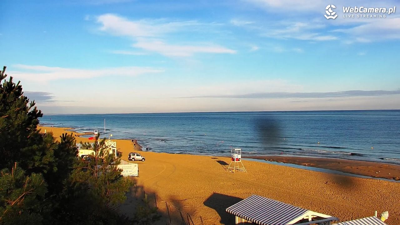 Krynica Morska - widok na plażę - 31 sierpień 2026, 07:04