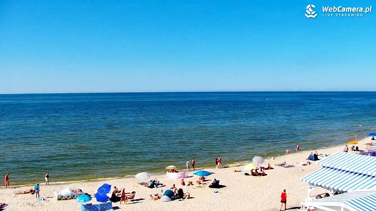 Krynica Morska - widok na plażę - 26 czerwiec 2026, 16:11