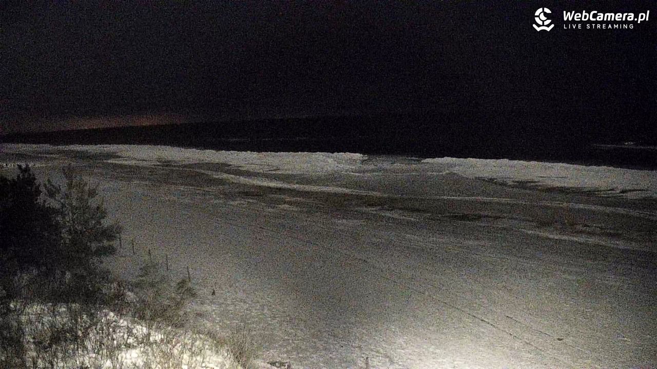 Krynica Morska - widok na plażę - 04 luty 2026, 19:10