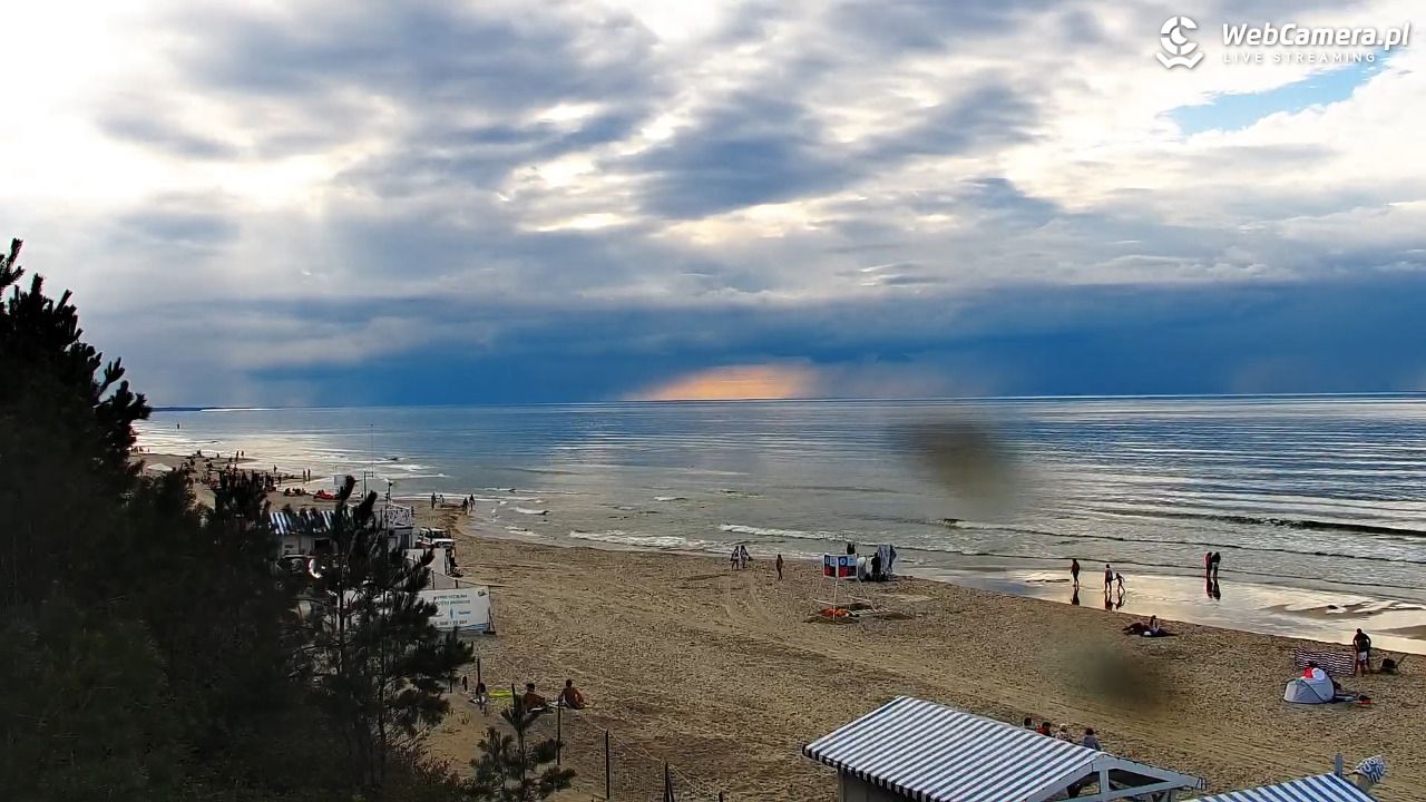Krynica Morska - widok na plażę - 31 sierpień 2026, 17:29