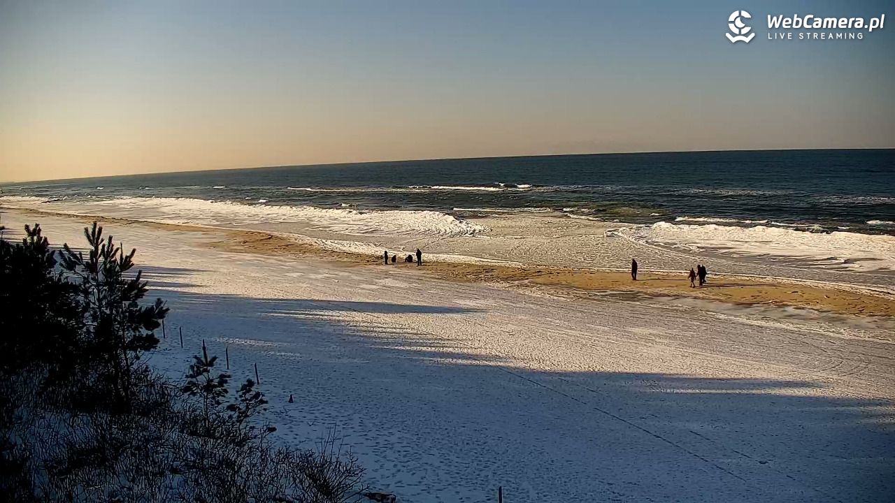 Krynica Morska - widok na plażę - 03 luty 2026, 13:39