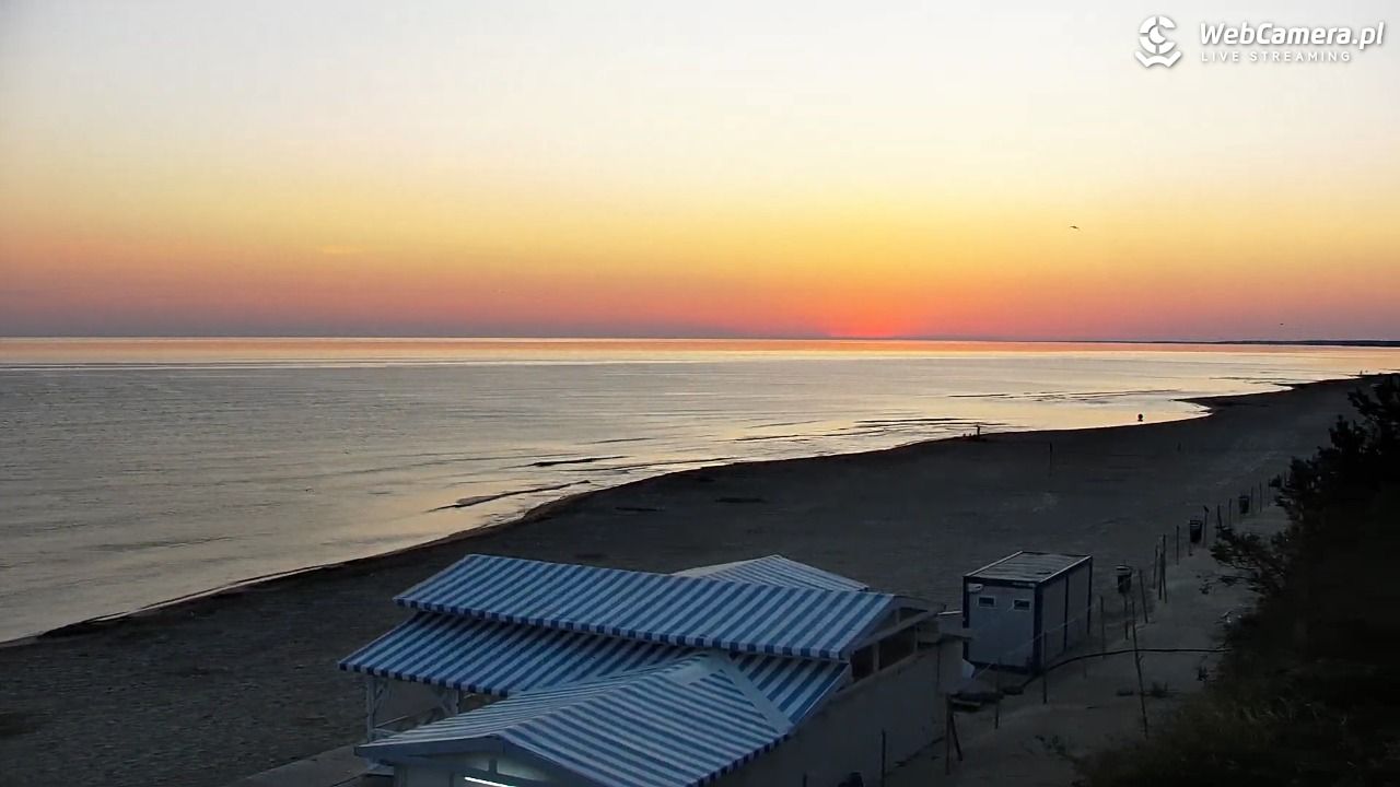 Krynica Morska - widok na plażę - 27 czerwiec 2026, 04:04