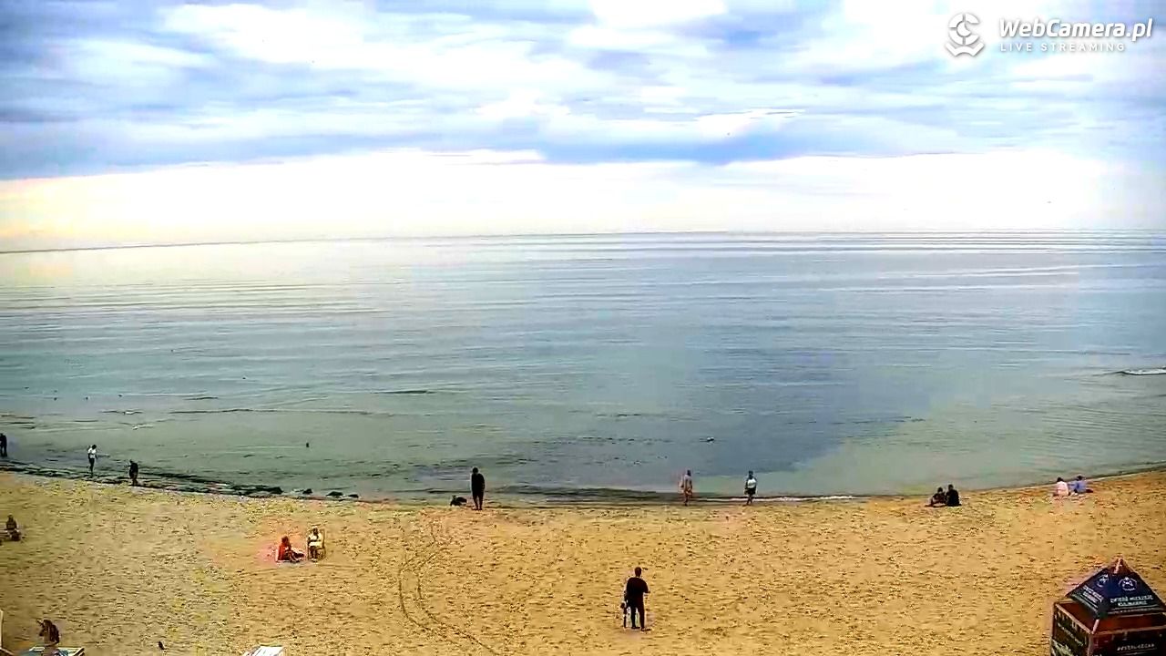 Krynica Morska - widok na plażę - 13 wresień 2025, 16:21