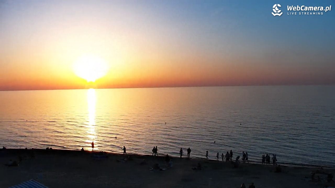 Krynica Morska - widok na plażę - 26 czerwiec 2026, 20:56