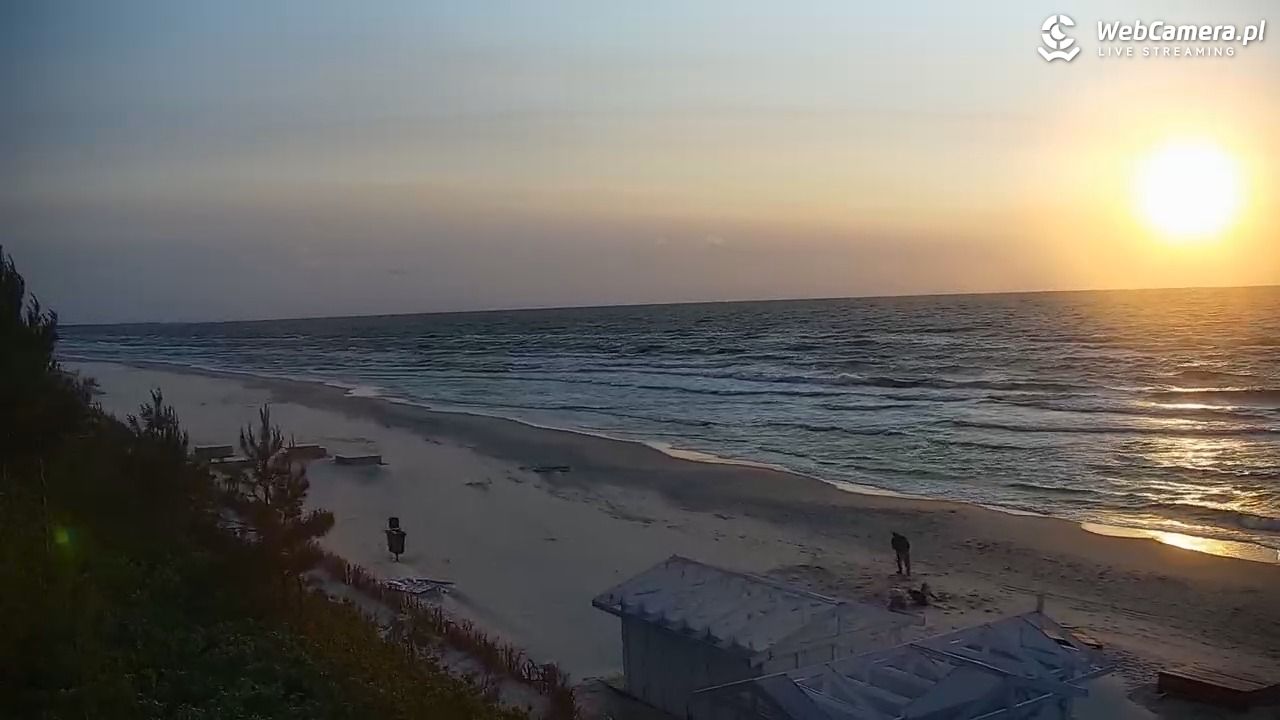 Krynica Morska - widok na plażę - 09 czerwiec 2025, 20:33