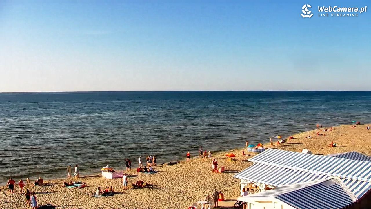 Krynica Morska - widok na plażę - 26 czerwiec 2026, 18:52
