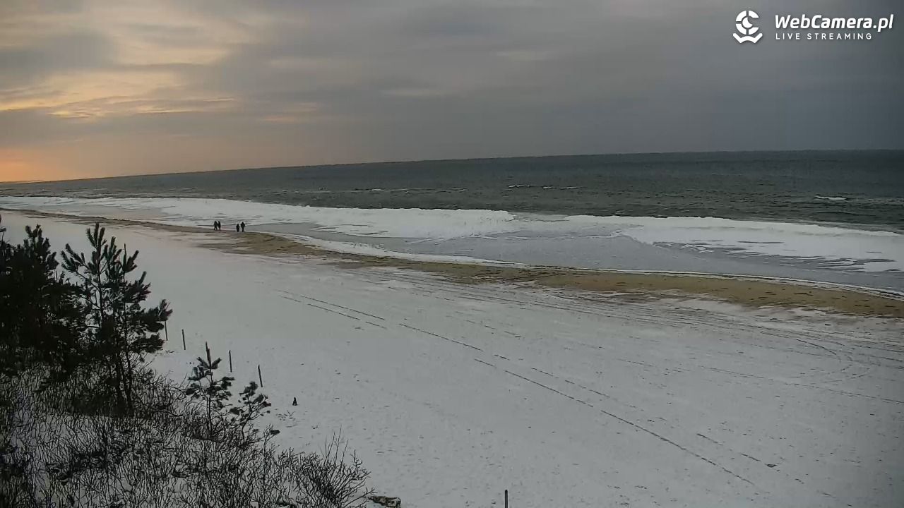 Krynica Morska - widok na plażę - 04 luty 2026, 15:37