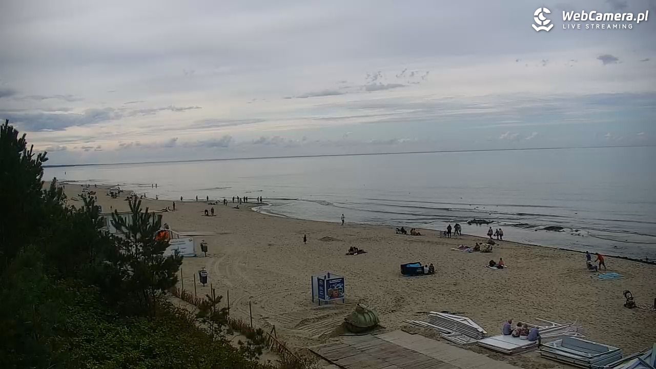 Krynica Morska - widok na plażę - 13 wresień 2025, 15:11