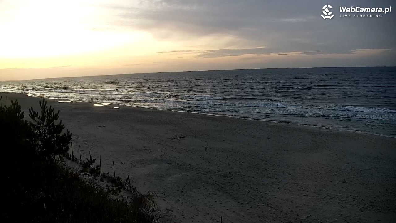 Krynica Morska - widok na plażę - 29 październik 2025, 16:26
