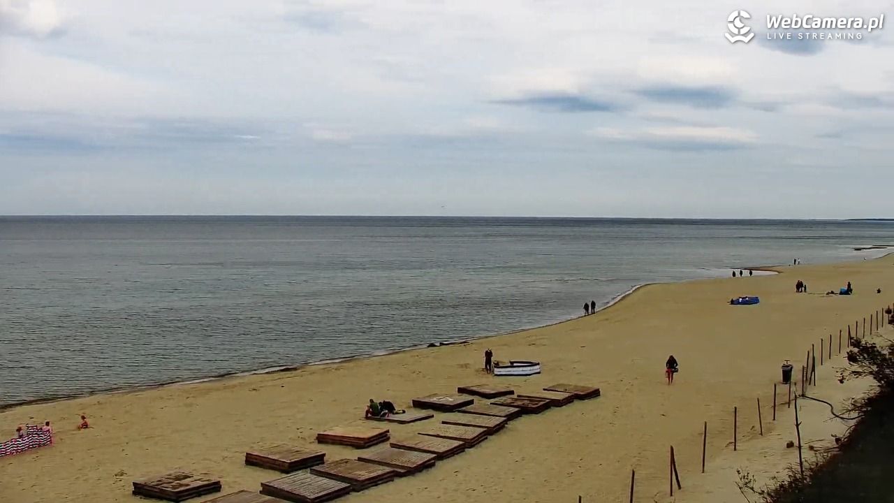 Krynica Morska - widok na plażę - 11 maj 2026, 15:06