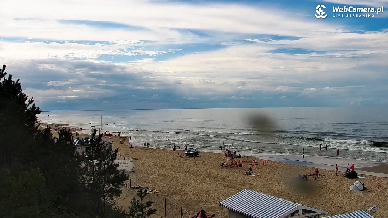 Krynica Morska - widok na plażę - 31 sierpień 2026, 15:41