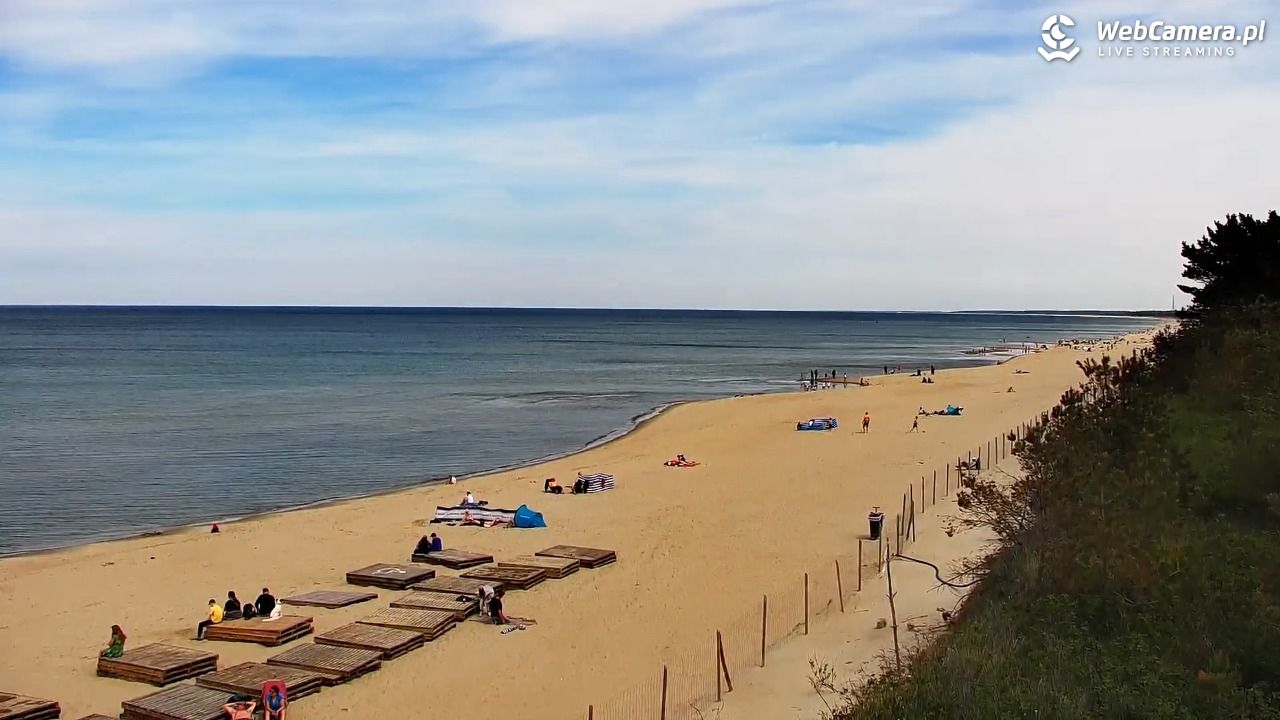Krynica Morska - widok na plażę - 11 maj 2026, 12:59