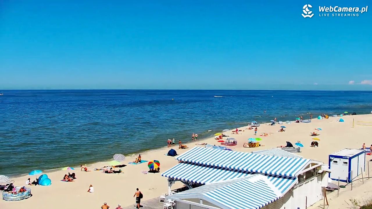 Krynica Morska - widok na plażę - 26 czerwiec 2026, 13:35