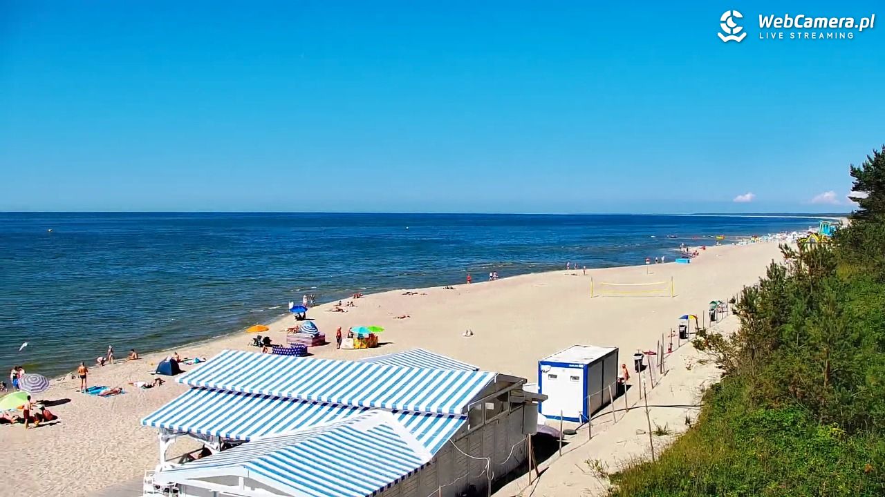 Krynica Morska - widok na plażę - 26 czerwiec 2026, 16:06