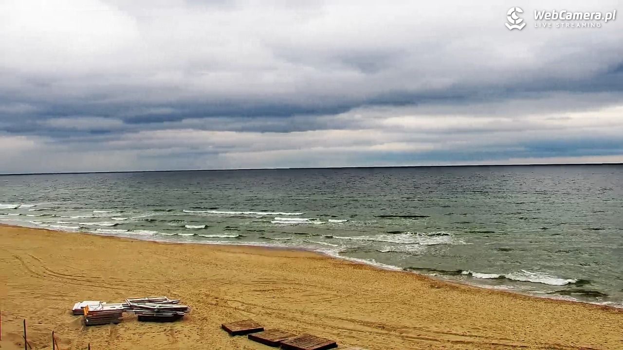 Krynica Morska - widok na plażę - 12 maj 2026, 13:09