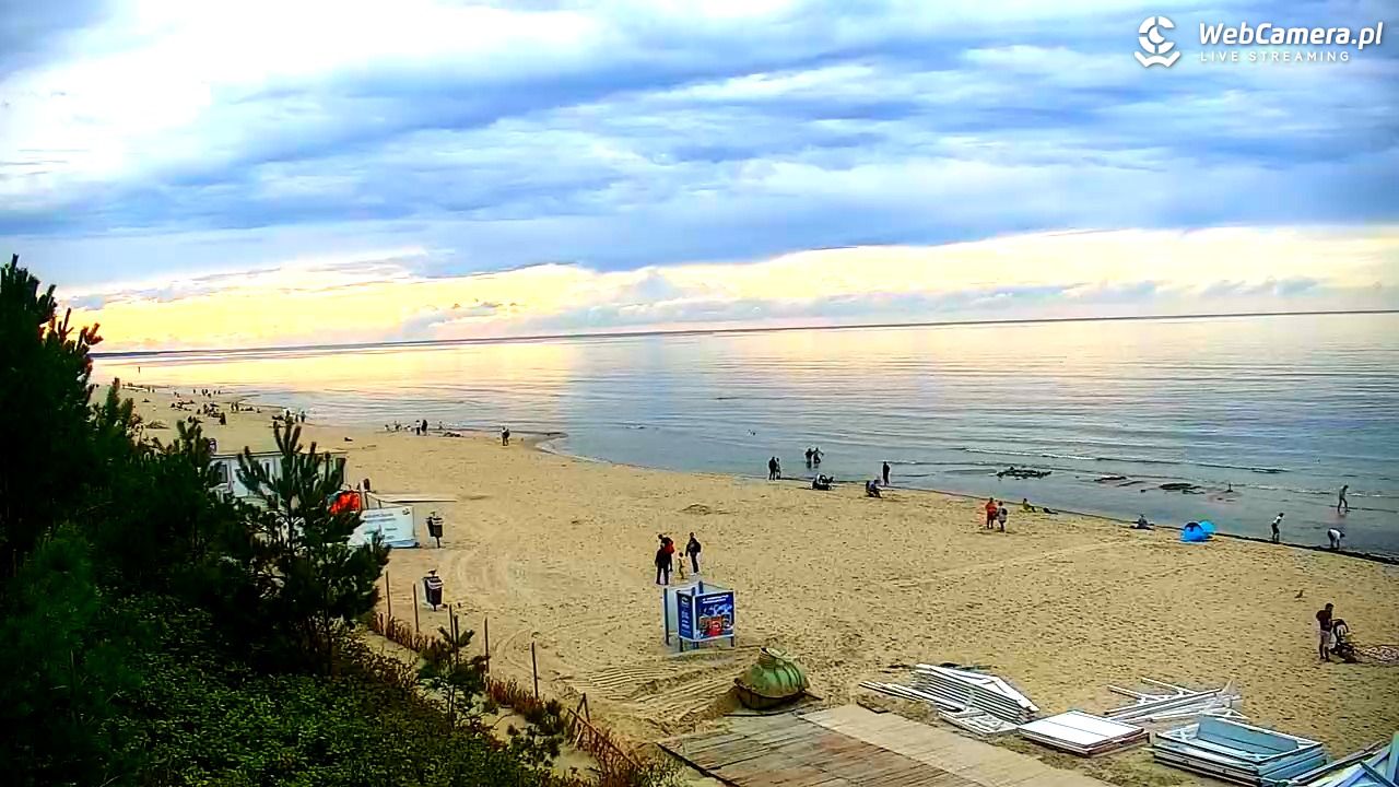 Krynica Morska - widok na plażę - 13 wresień 2025, 16:18