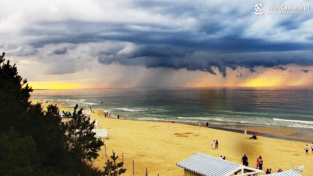 Krynica Morska - widok na plażę - 31 sierpień 2026, 18:38