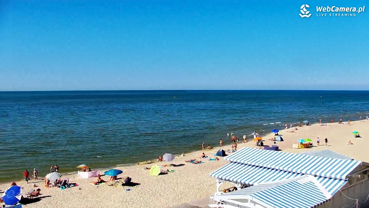 Krynica Morska - widok na plażę - 26 czerwiec 2026, 16:34