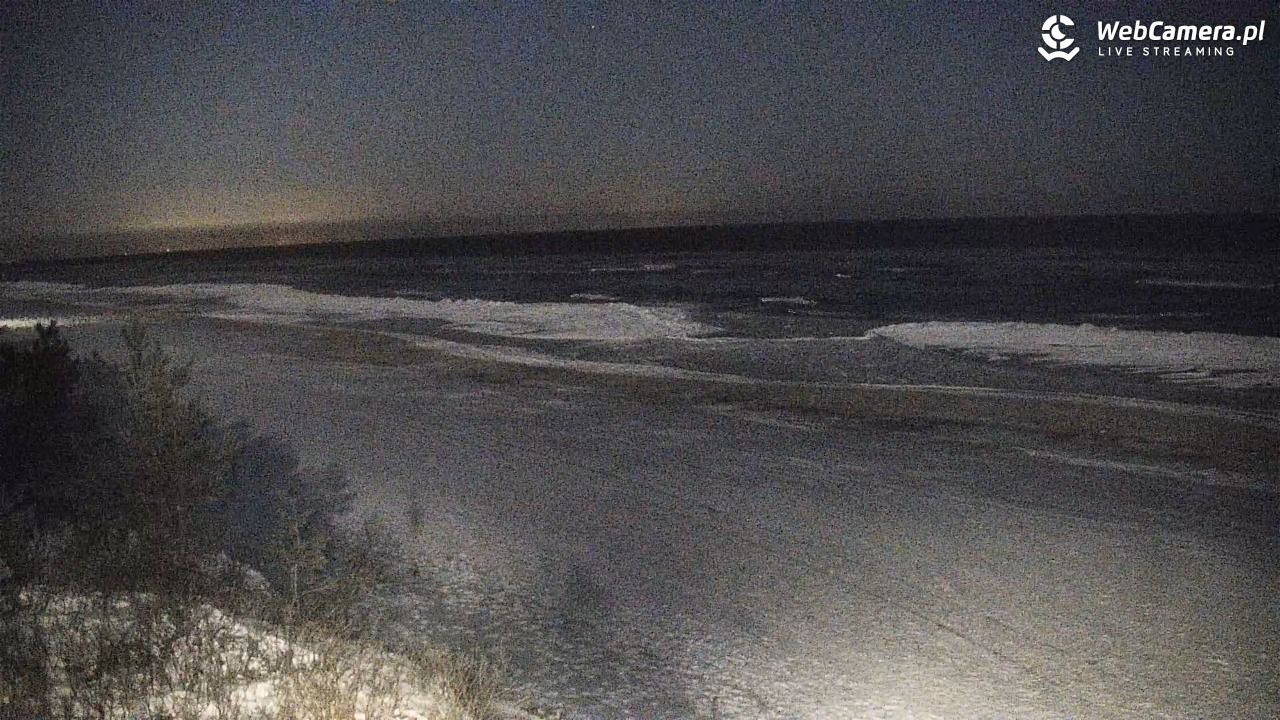 Krynica Morska - widok na plażę - 03 luty 2026, 20:17