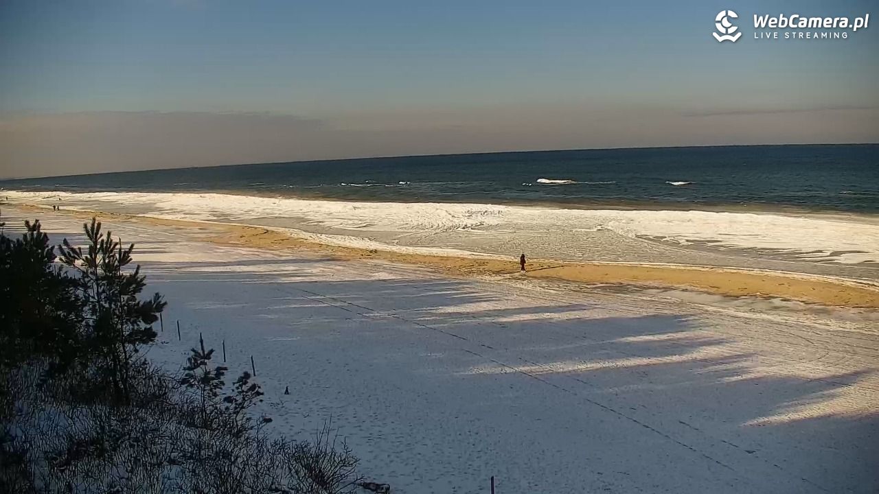 Krynica Morska - widok na plażę - 04 luty 2026, 11:16