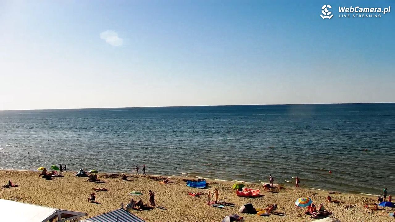 Krynica Morska - widok na plażę - 26 czerwiec 2026, 17:29