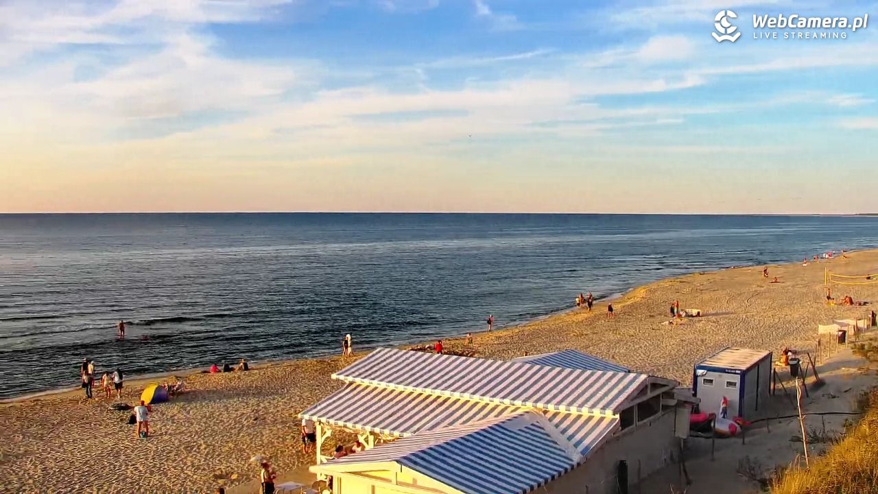 Krynica Morska - widok na plażę - 13 sierpień 2026, 19:30