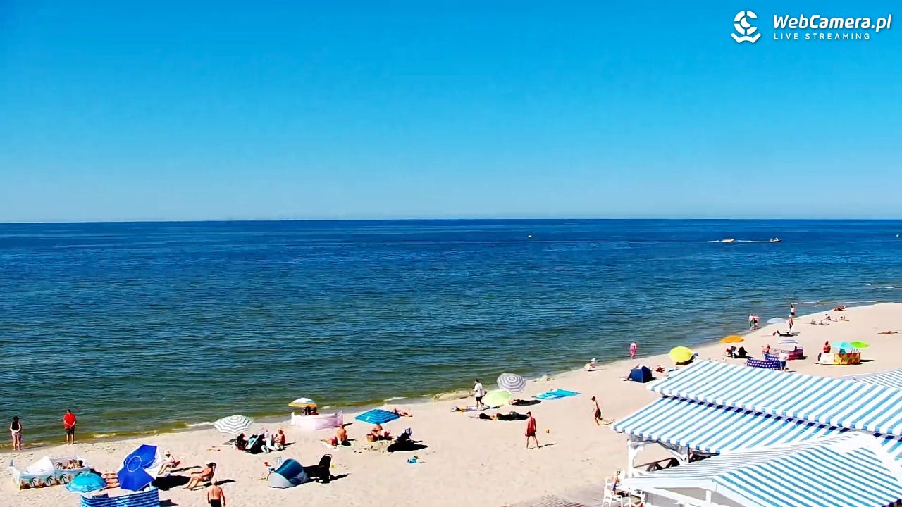 Krynica Morska - widok na plażę - 26 czerwiec 2026, 15:41