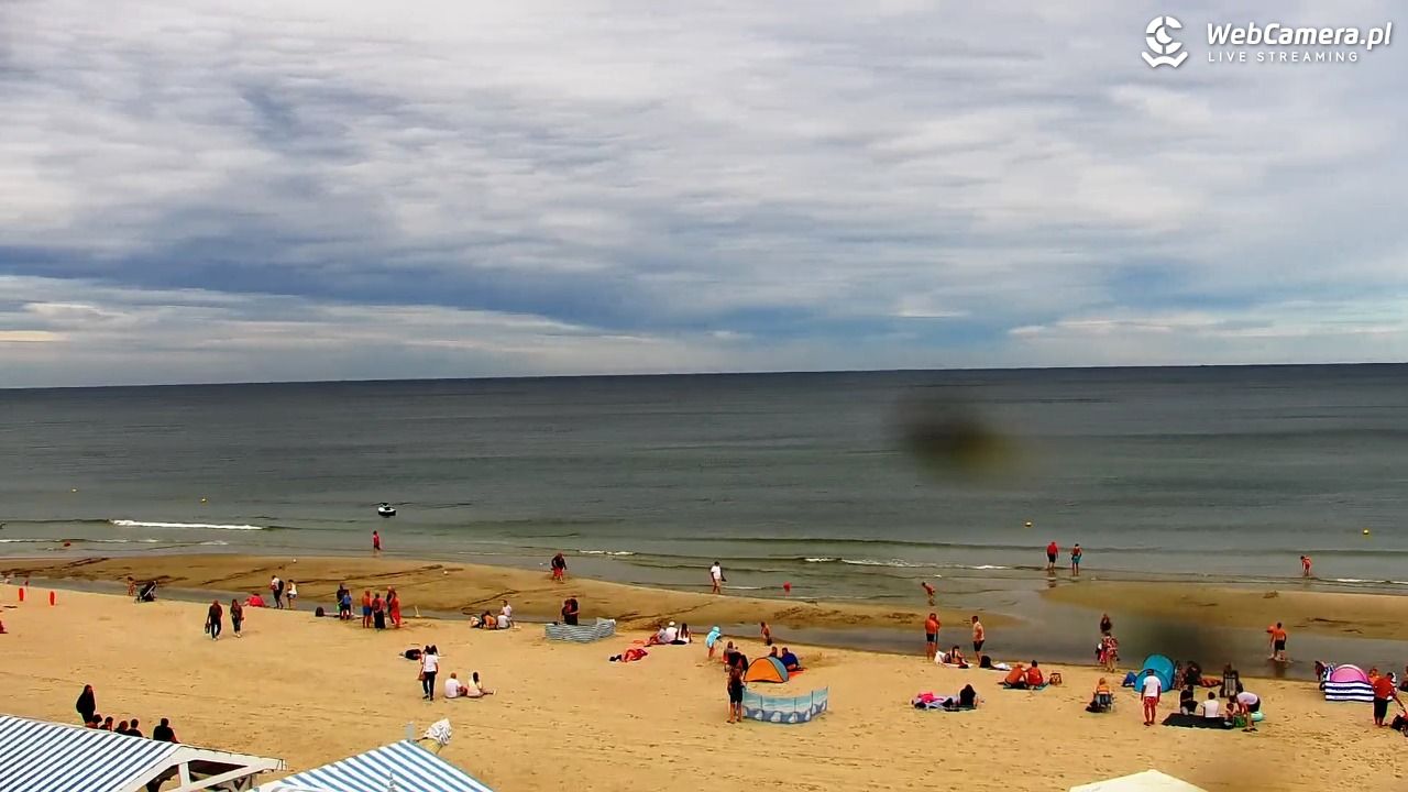 Krynica Morska - widok na plażę - 30 sierpień 2026, 10:58