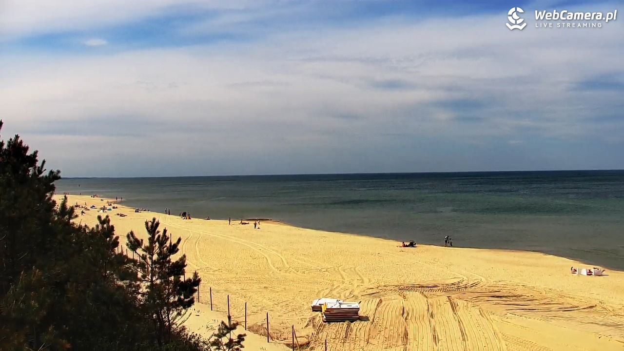 Krynica Morska - widok na plażę - 11 maj 2026, 13:24