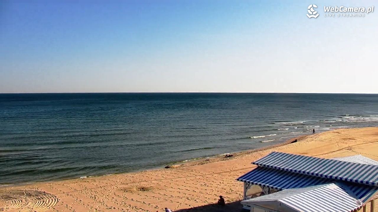 Krynica Morska - widok na plażę - 27 czerwiec 2026, 07:33