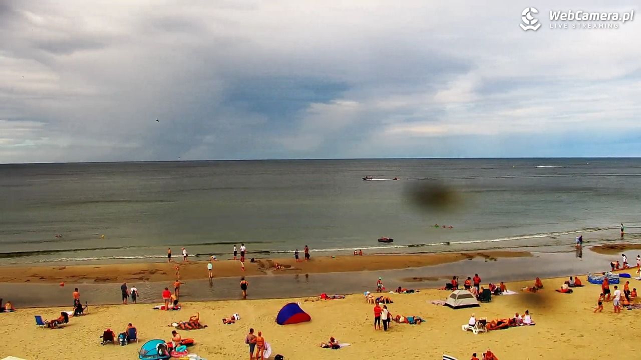 Krynica Morska - widok na plażę - 30 sierpień 2026, 14:10