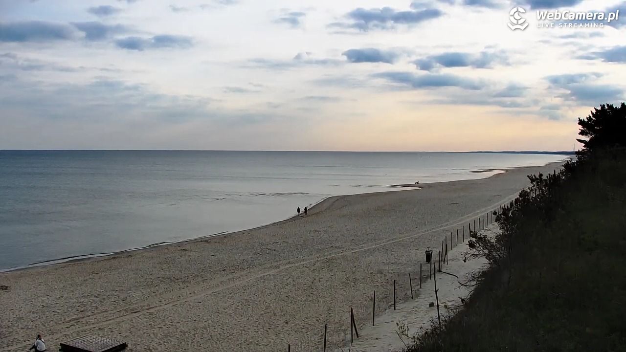 Krynica Morska - widok na plażę - 11 maj 2026, 07:04