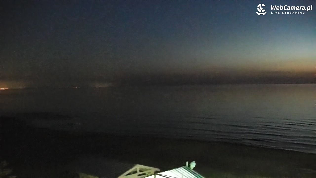 Krynica Morska - widok na plażę - 26 czerwiec 2026, 23:42