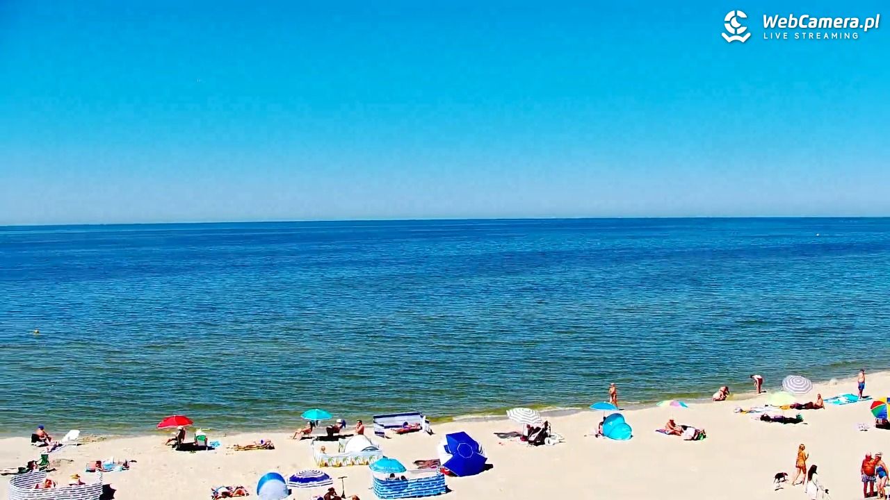 Krynica Morska - widok na plażę - 26 czerwiec 2026, 14:19
