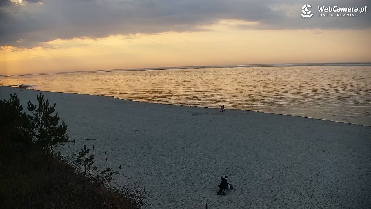 Krynica Morska - widok na plażę - 23 marzec 2026, 16:49