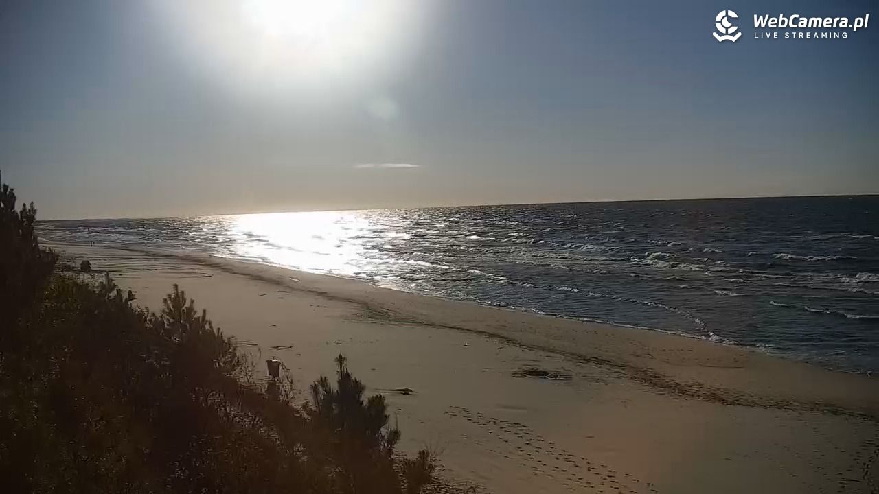 Krynica Morska - widok na plażę - 25 kwiecień 2025, 18:07