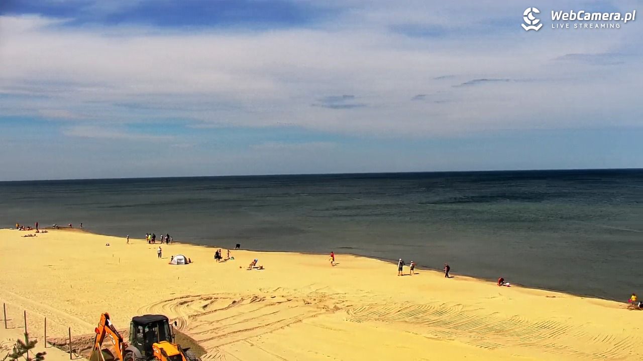 Krynica Morska - widok na plażę - 11 maj 2026, 11:51