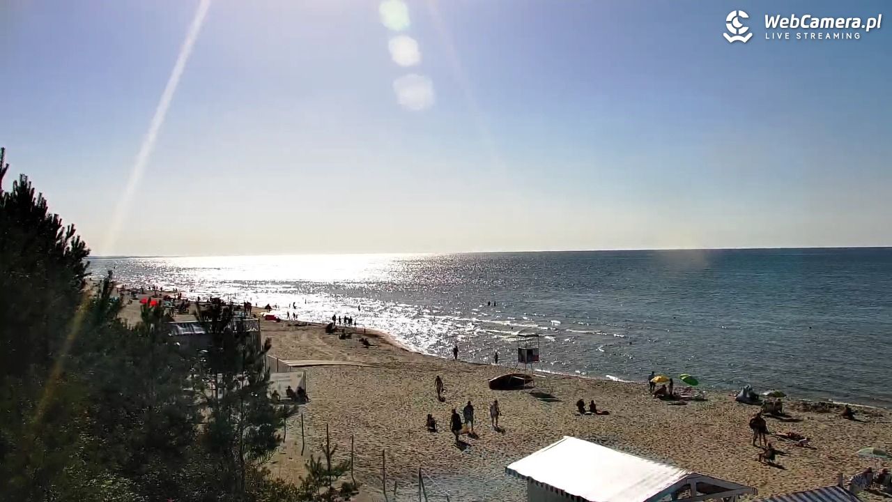 Krynica Morska - widok na plażę - 26 czerwiec 2026, 17:30