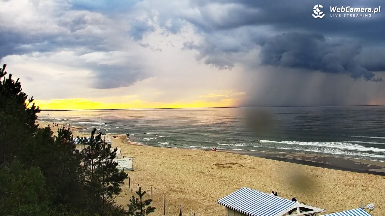 Krynica Morska - widok na plażę - 31 sierpień 2026, 18:46