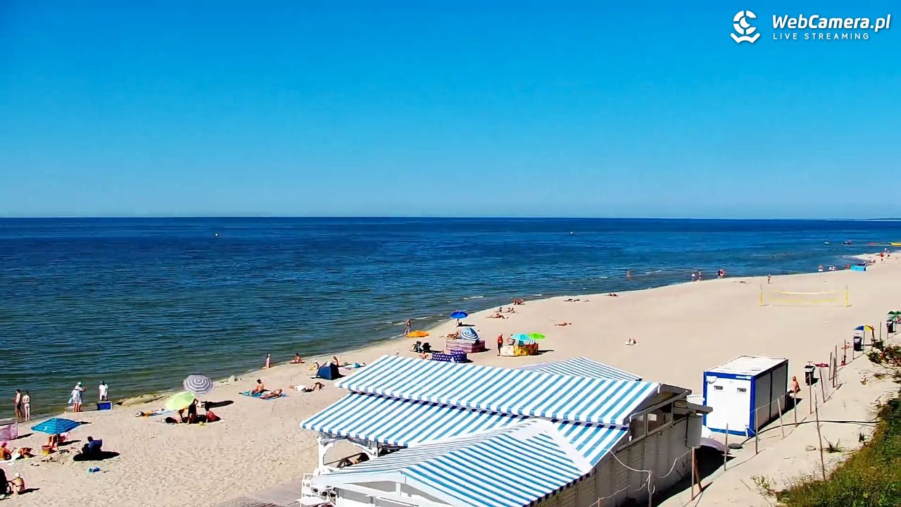 Krynica Morska - widok na plażę - 26 czerwiec 2026, 16:07