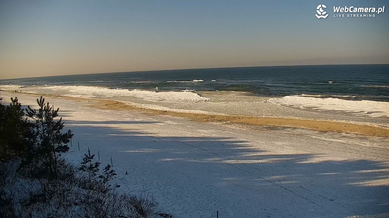 Krynica Morska - widok na plażę - 03 luty 2026, 12:28