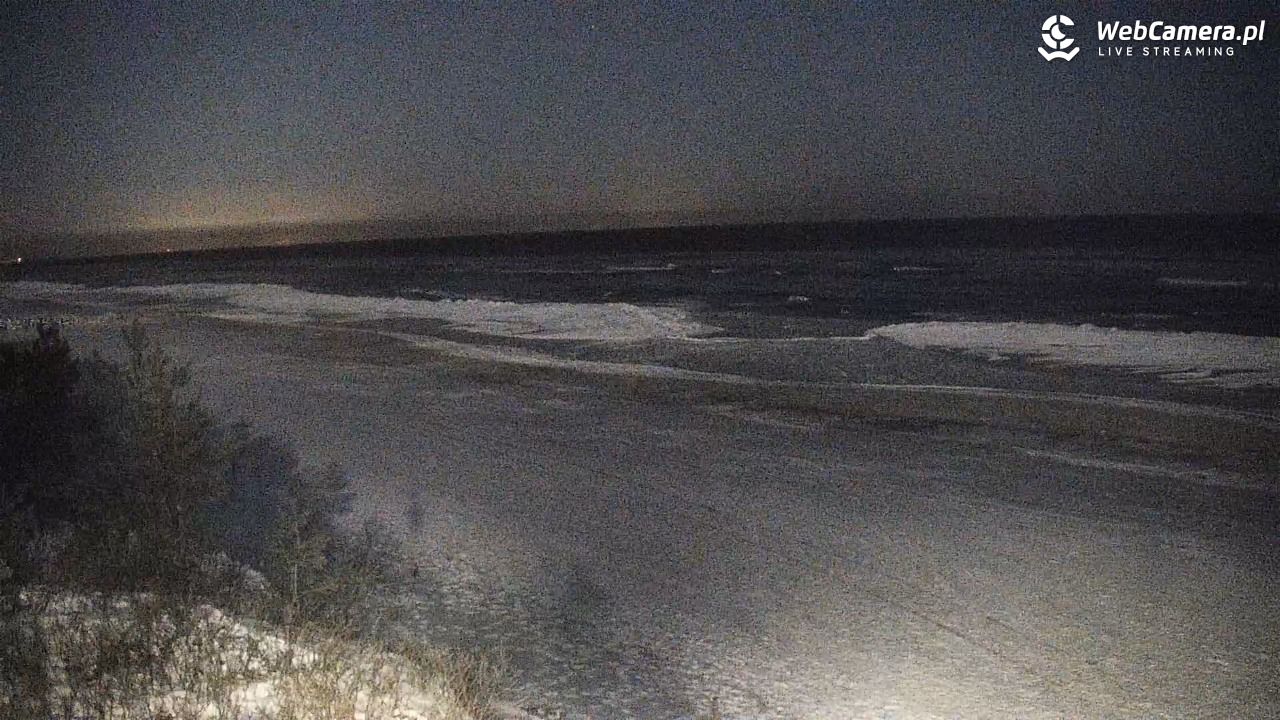 Krynica Morska - widok na plażę - 03 luty 2026, 20:17