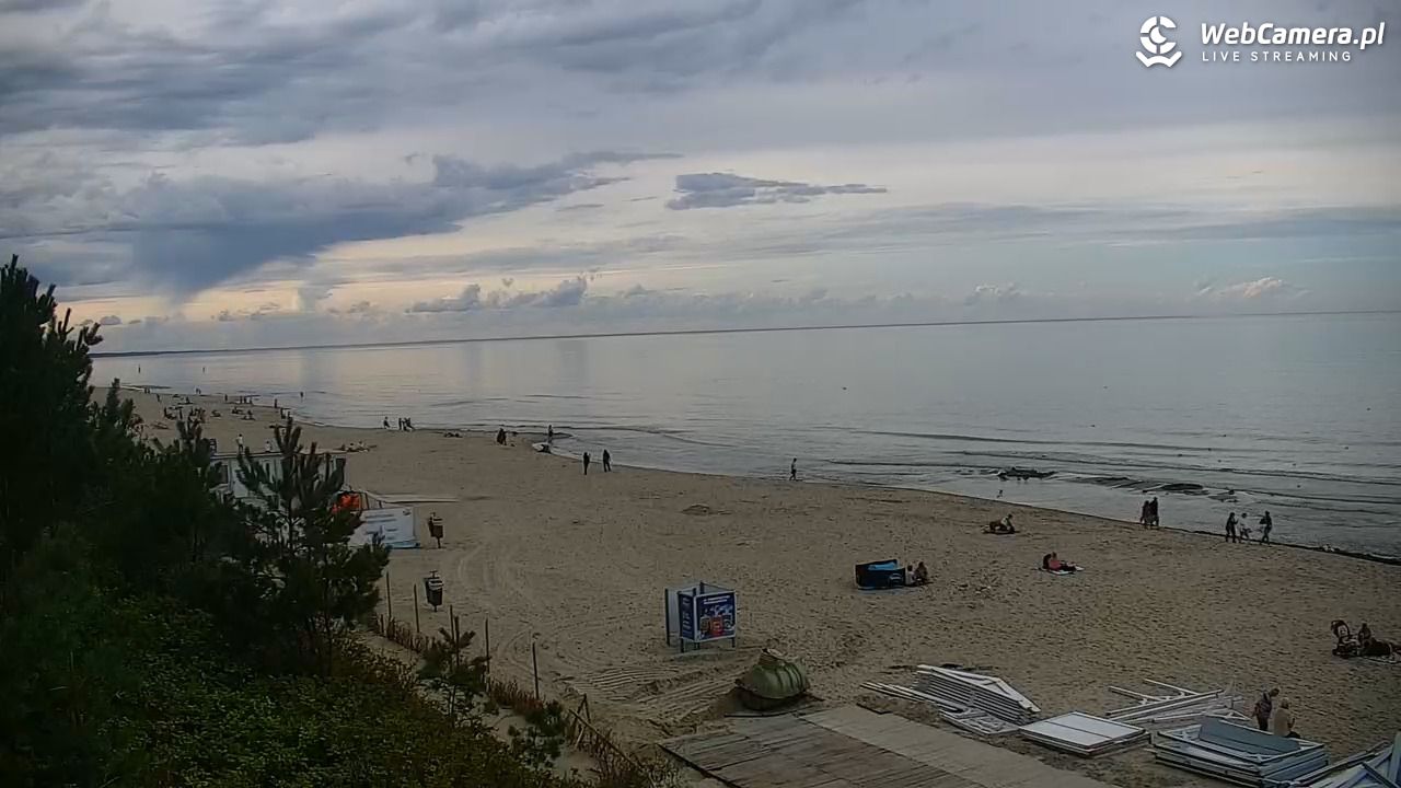Krynica Morska - widok na plażę - 13 wresień 2025, 15:32