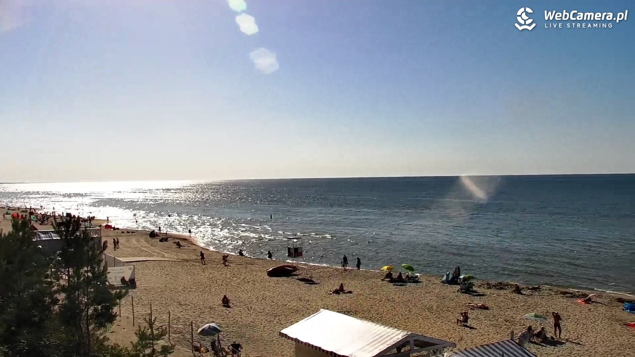 Krynica Morska - widok na plażę - 26 czerwiec 2026, 17:21