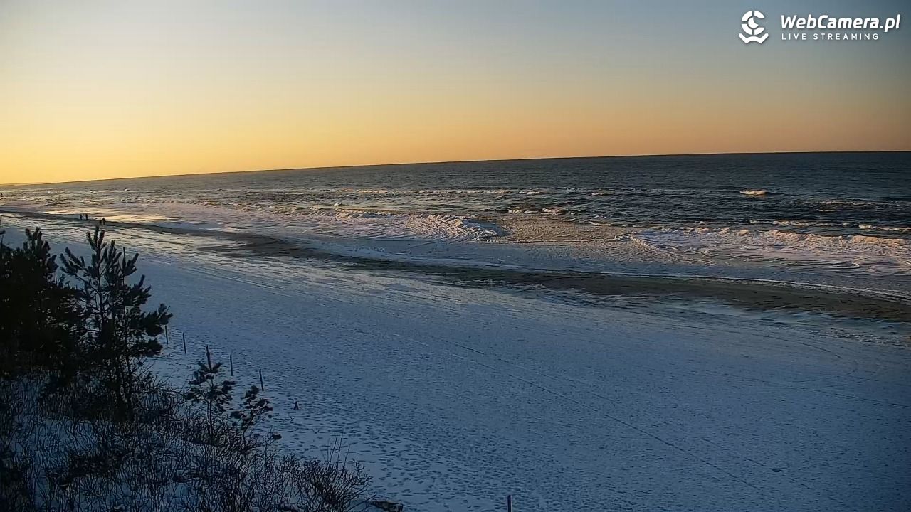 Krynica Morska - widok na plażę - 03 luty 2026, 15:40