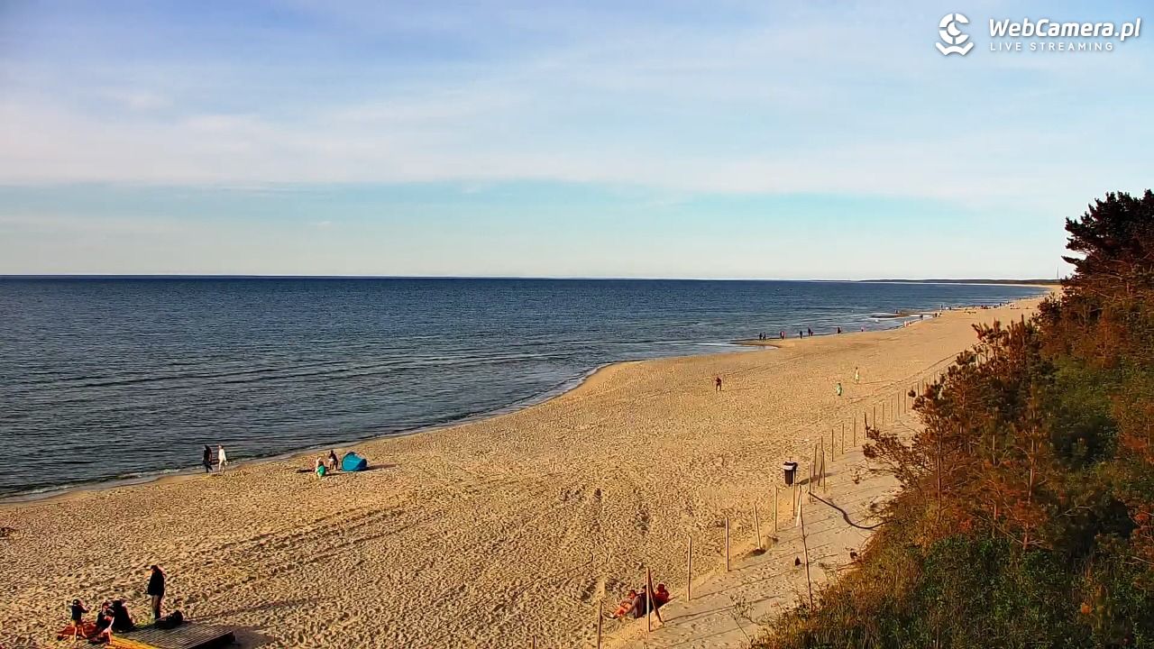 Krynica Morska - widok na plażę - 10 maj 2026, 18:24